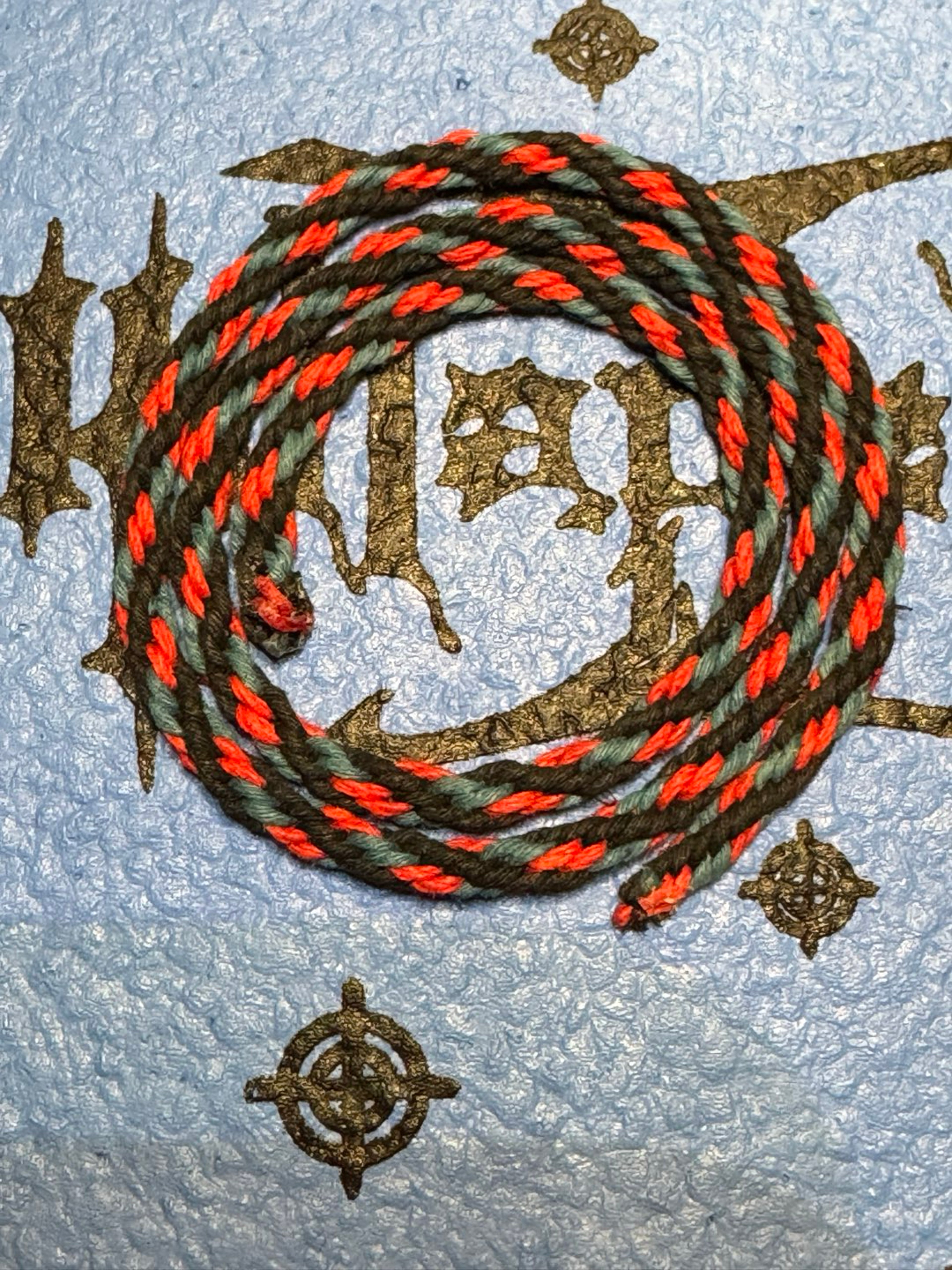 💯 PERCENT HANDMADE  HEMP NECKLACE/CLASP FOR PENDANTS !!🔥 image 0