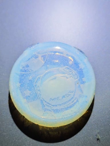 Preview pic of MeadeMade Sandblasted Hollow Space Pendant