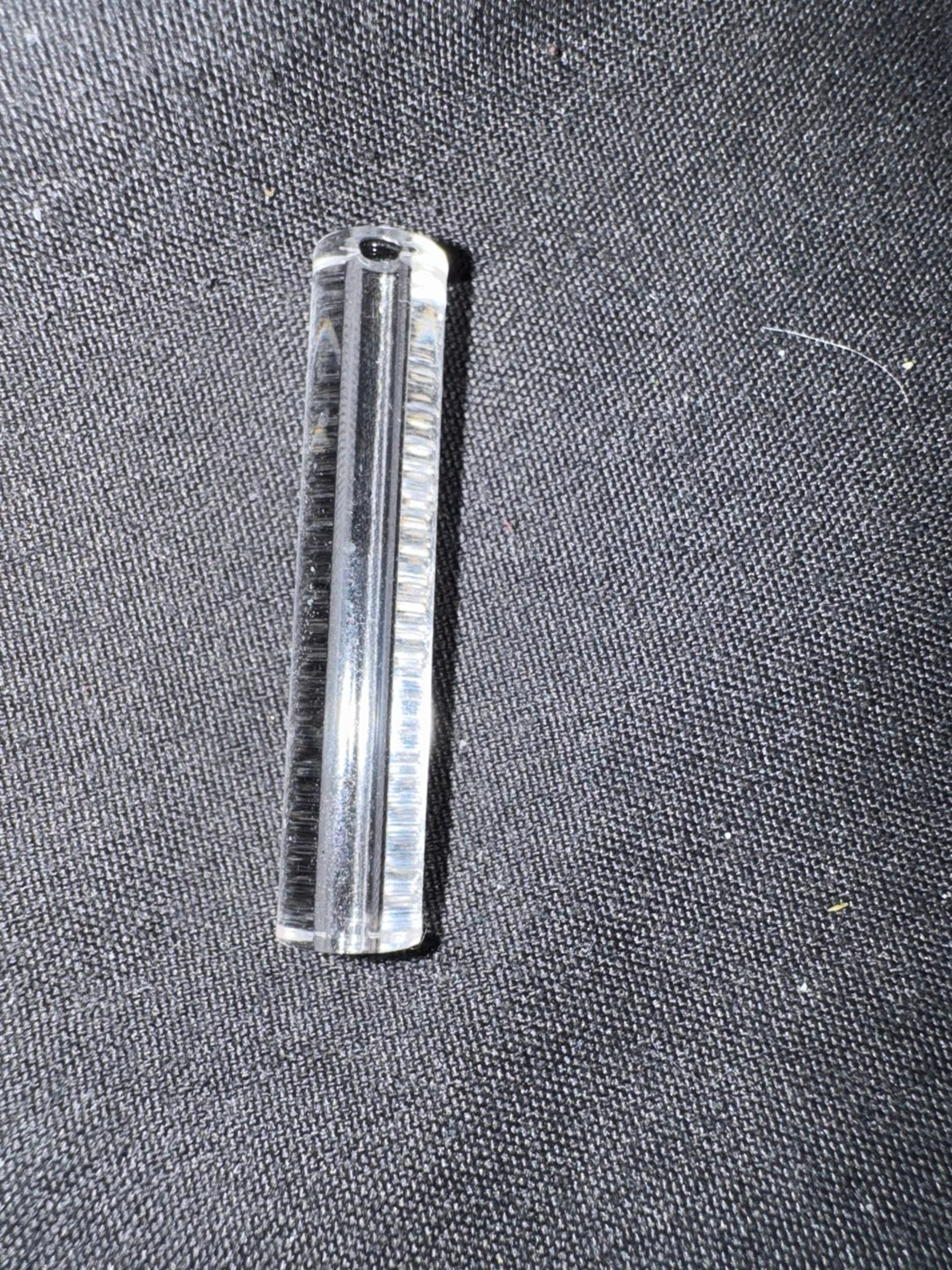 Preview pic of 30x6mm Hollow Tip Quartz Pillar! Quality! Trusted Seller!