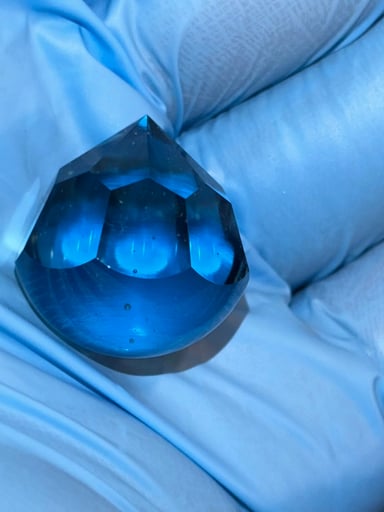 Preview pic of Barry Glass Faceted Marble Slurper Cap