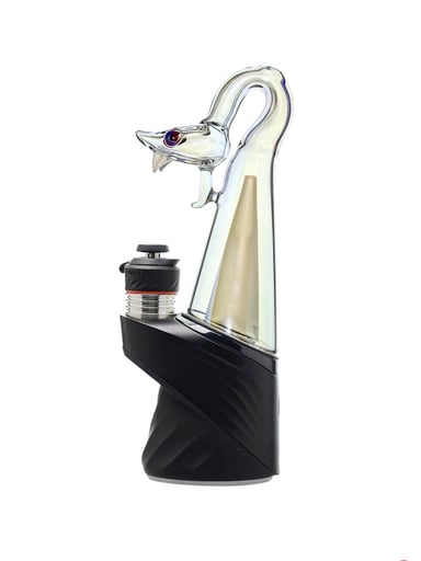 Preview pic of SPIRIT SNAKE W/OPAL EYES GLASS ATTACHMENT FOR PUFFCO PEAK OG&PRO