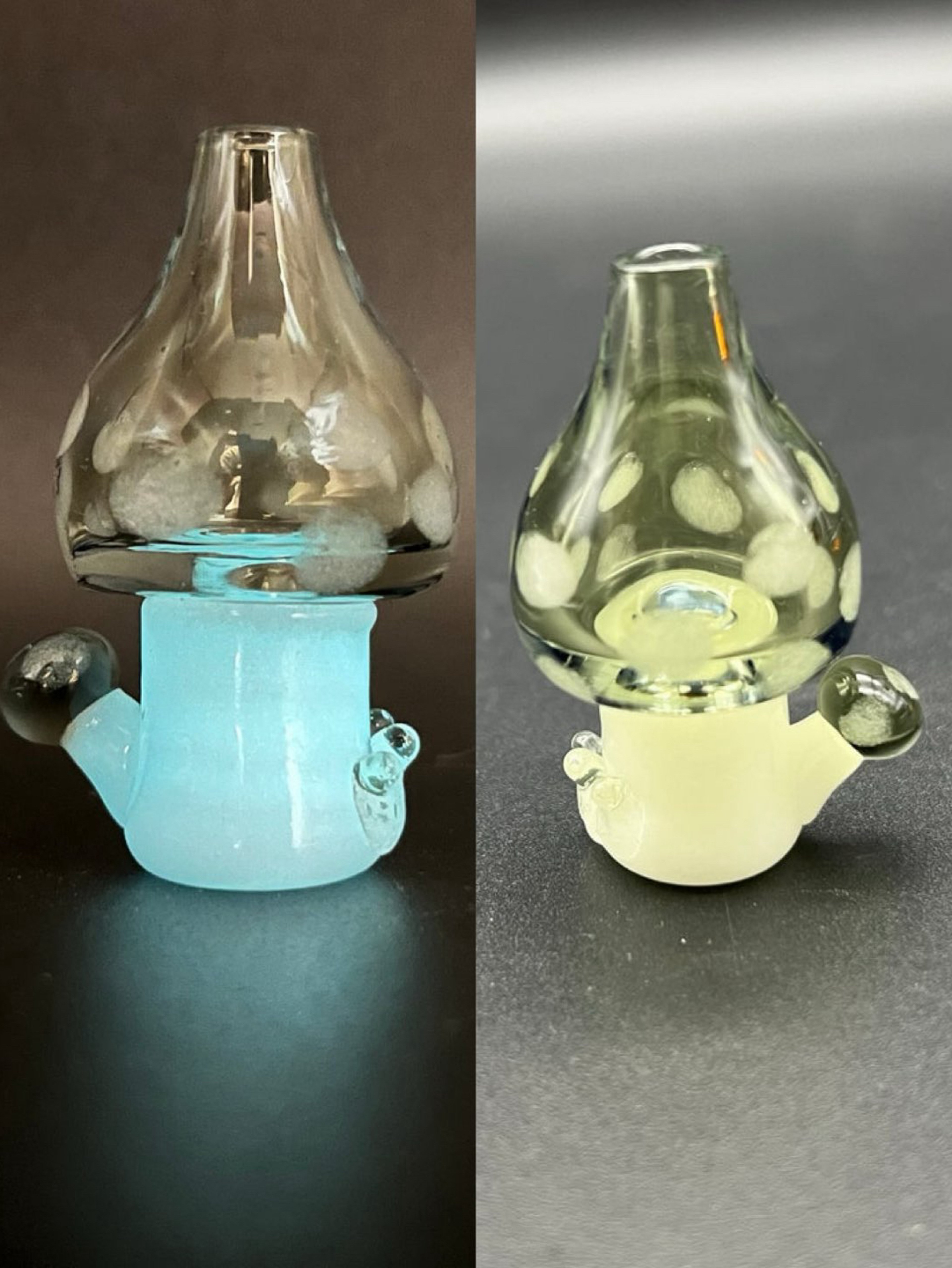 UV EMPIRE GLASSWORKS PUFFCO PEAK CARB CAP - SIRIUSLY SHROOMS image 0