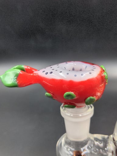Preview pic of EMPIRE GLASSWORKS BOWL PIECE - DRAGON FRUIT
