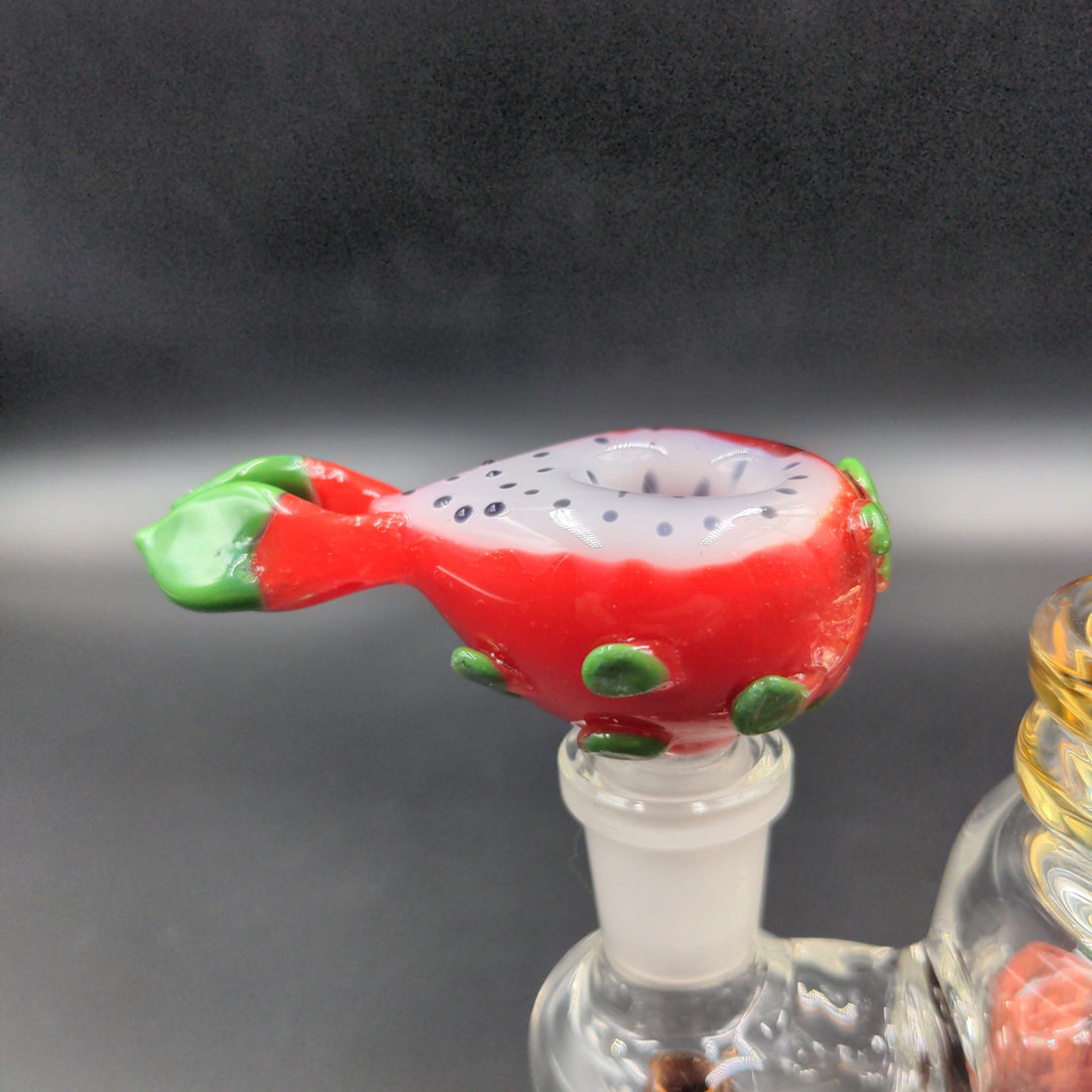 EMPIRE GLASSWORKS BOWL PIECE - DRAGON FRUIT image 0