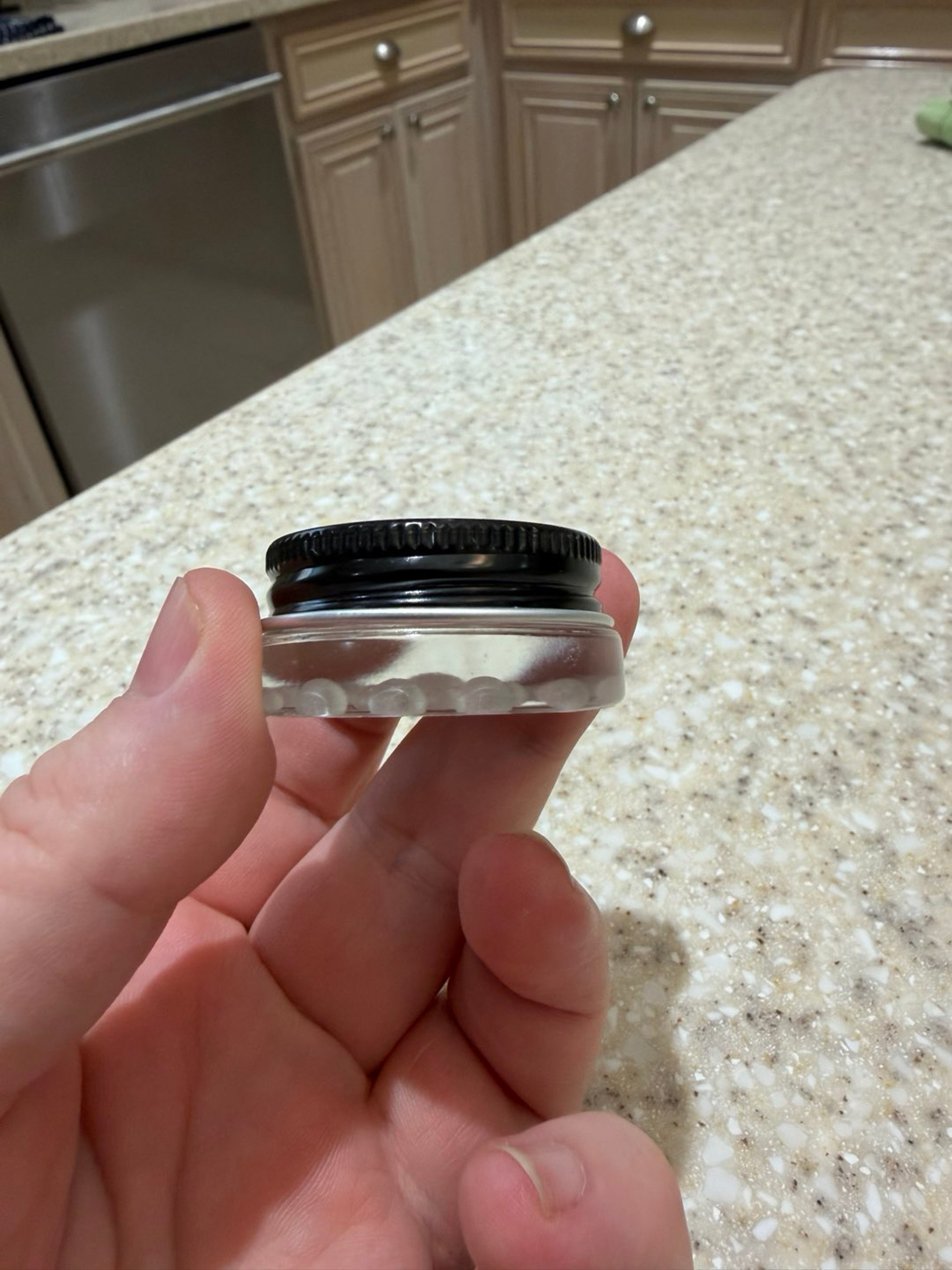 Preview pic of Ganjahganasha - Clear 1/8th Carved Wide Mouth Jar