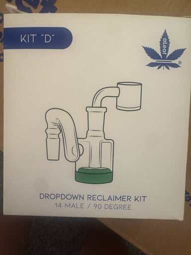 Preview pic of *Brand New** Aleaf Dropdown Reclaimer Kit – 14mm Male, 90°