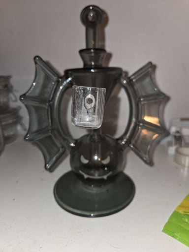 Preview pic of MJ Arsenal Nocturne Mini Glass Dab Rig Halloween Limited Edition