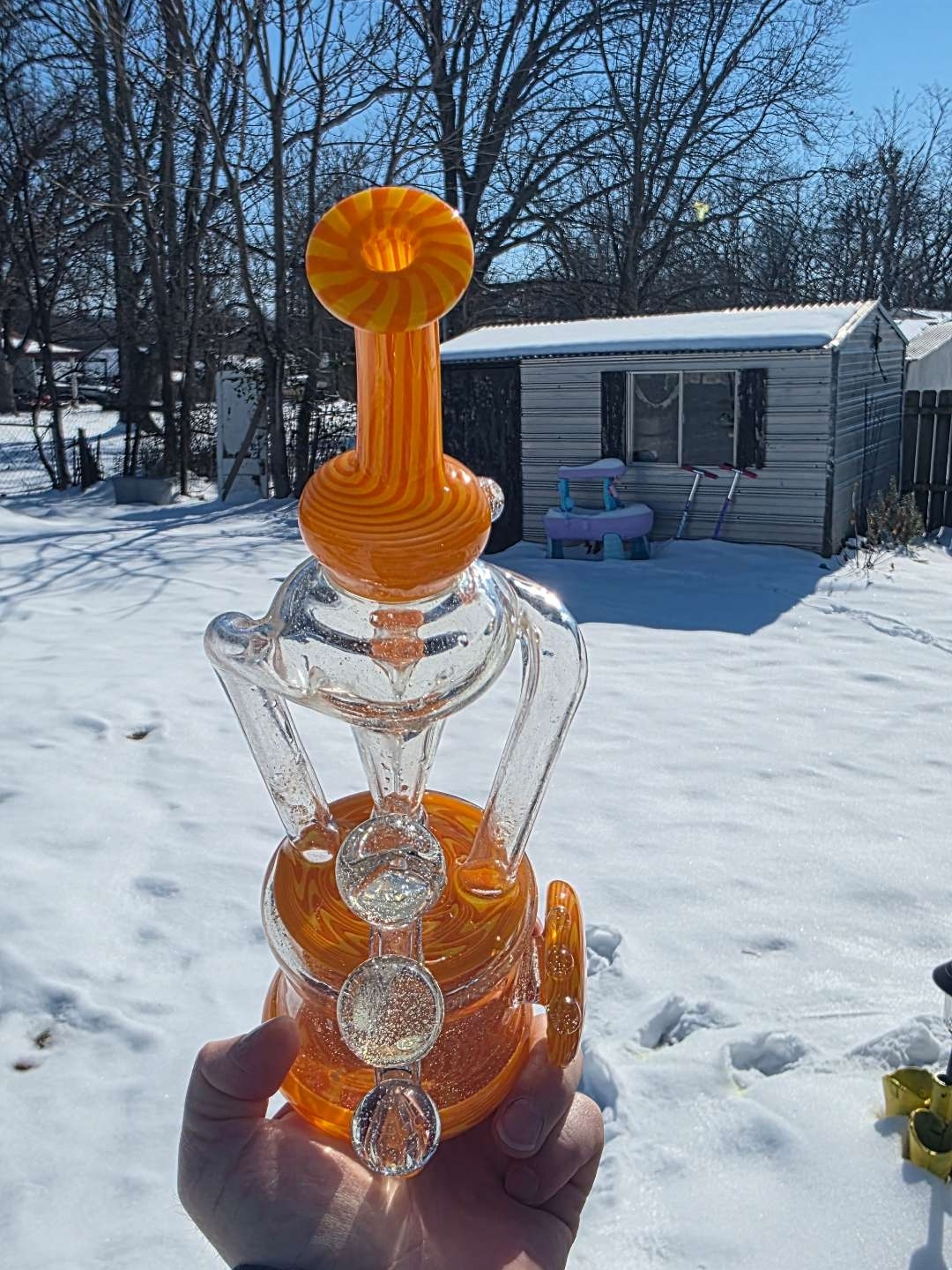 Preview pic of Mojo Glass Large Recycler - BEAST FUNCTION