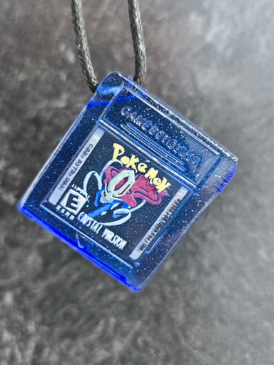 Preview pic of Pokemon Crystal Game Cartridge Pendant
