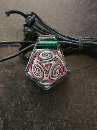 Preview pic of Triple Spiral WigWag Styled Layered Glow Pendant