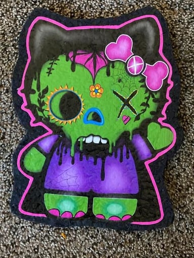 Preview pic of Uv zombie hello kitty mat