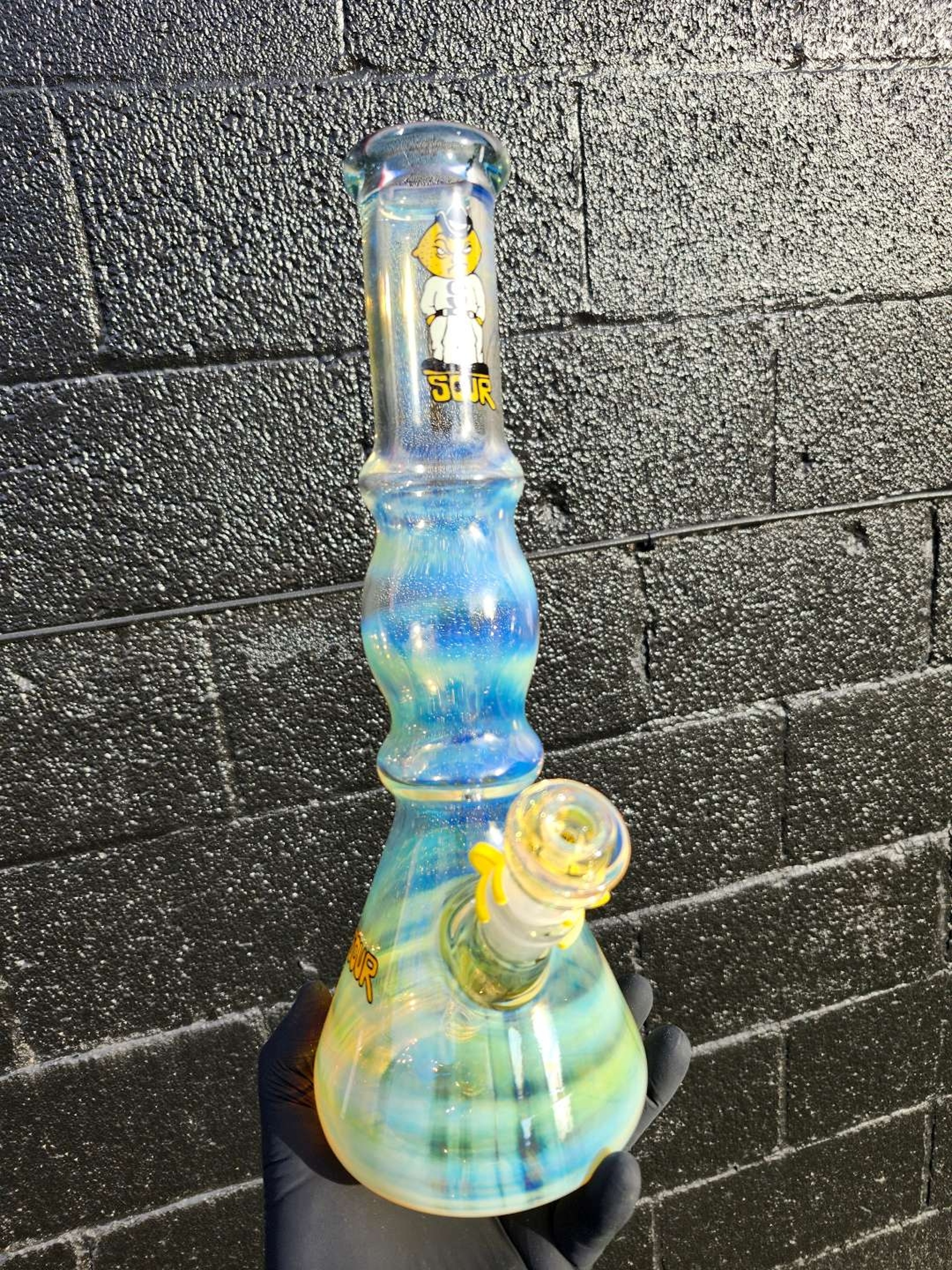 SOUR GLASS FUMED BEAKER image 0