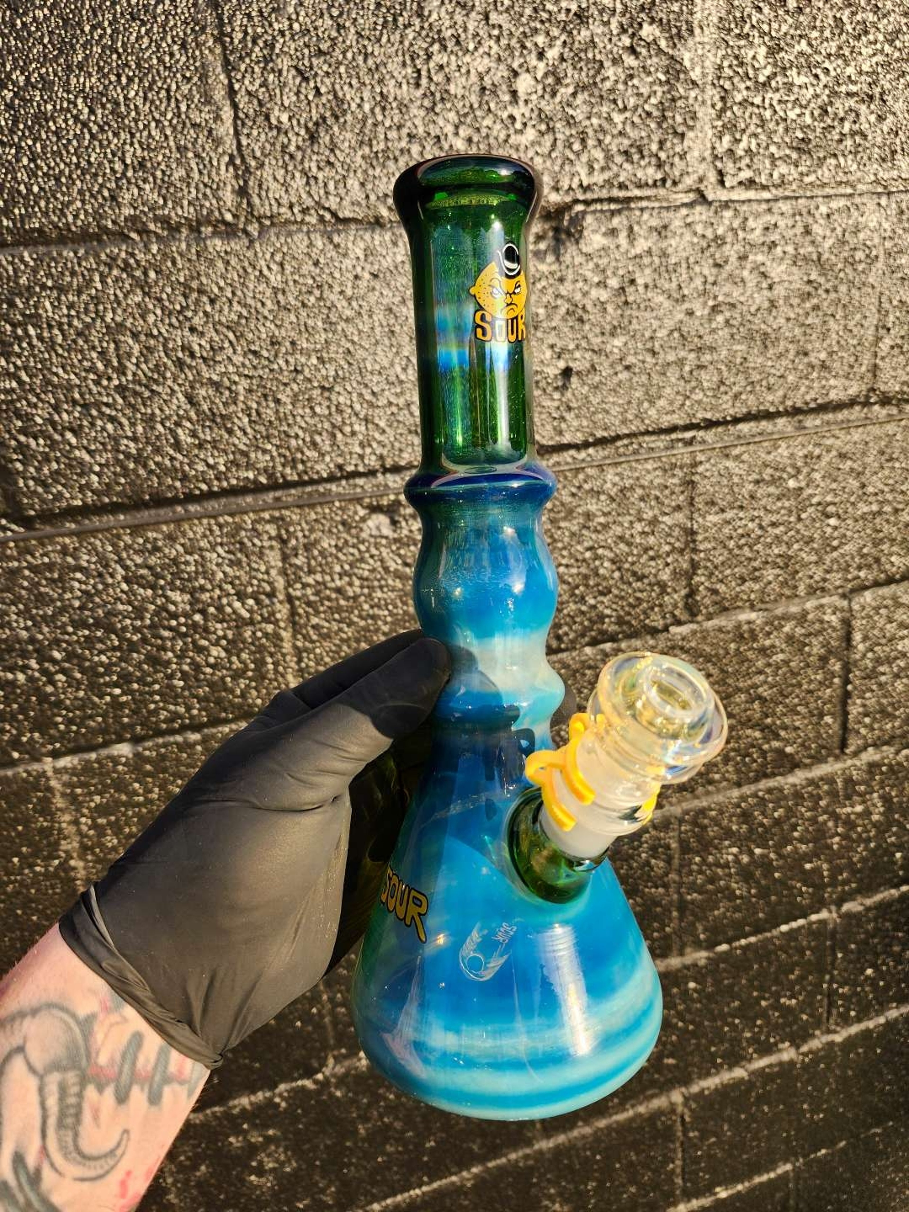 SOUR GLASS FUMED BEAKER image 0