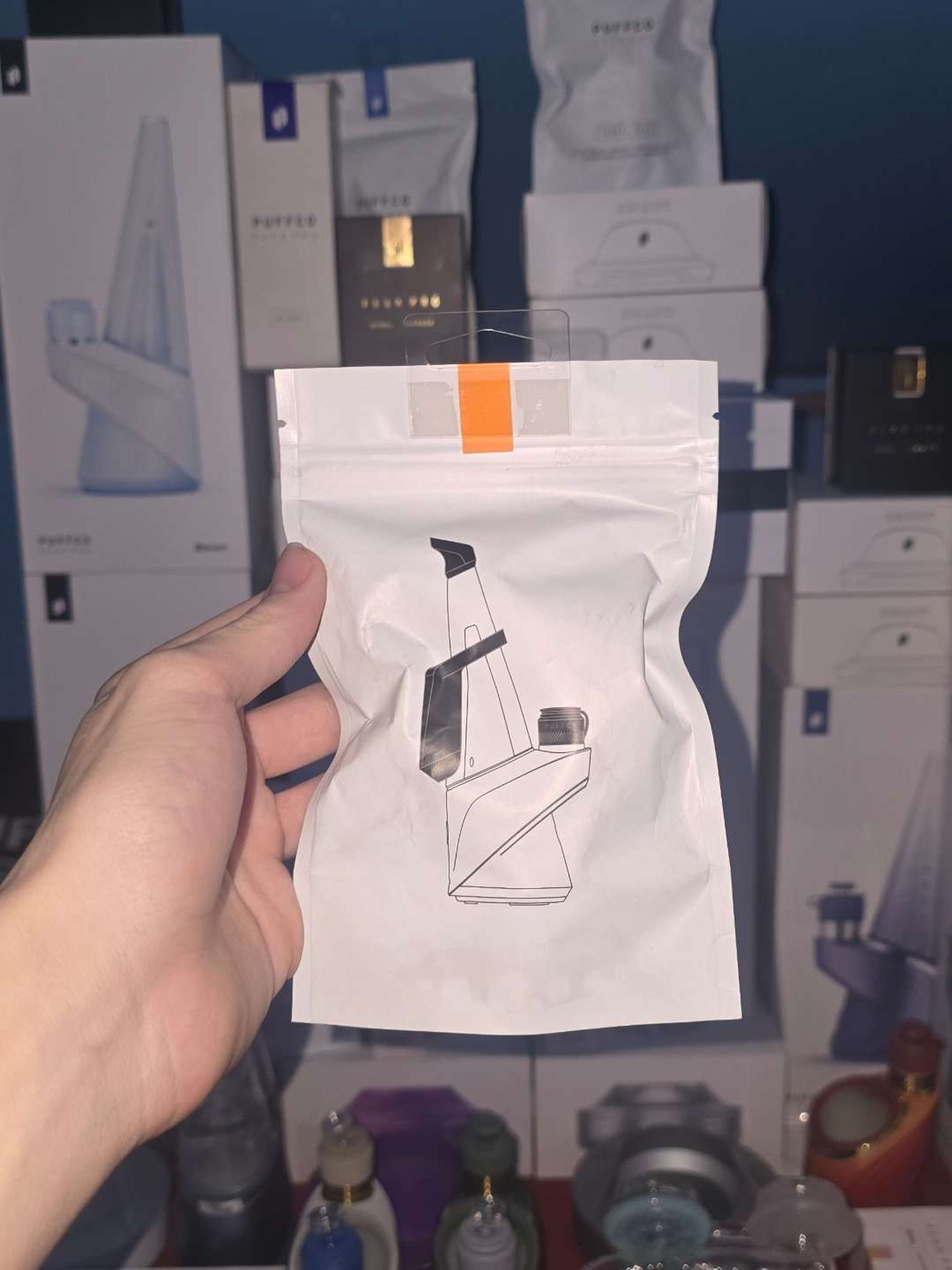 Orange Puffco Peak Pro travel pack image 0