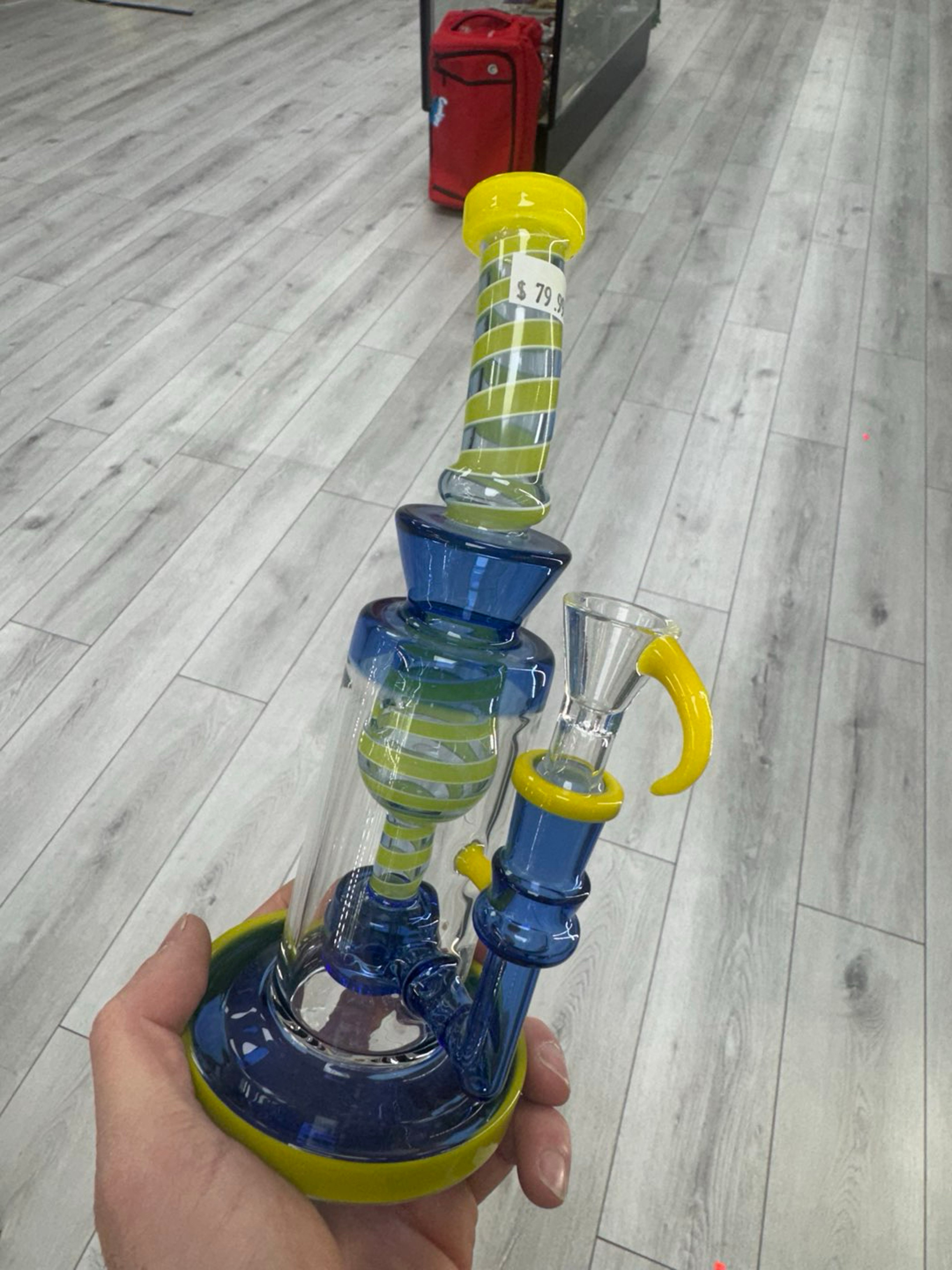 Blue yellow incycler rig image 0