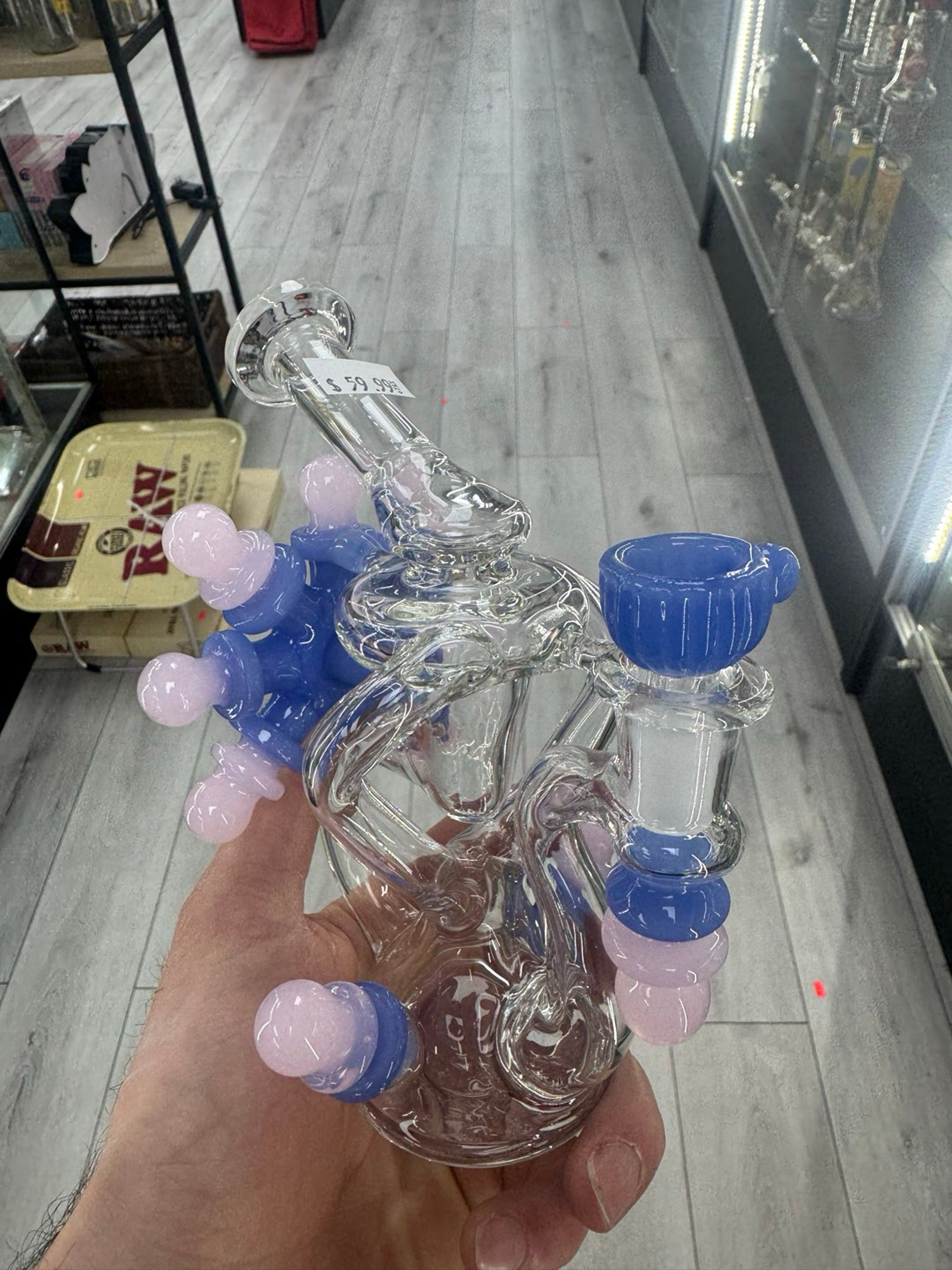 Purple pink dual uptake recycler image 0