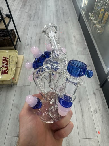 Preview pic of Cobalt pink dual uptake recycler