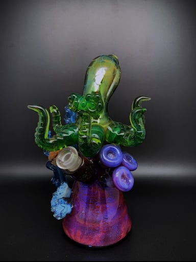 Preview pic of Bhaller Glass x Krakenz Glass Sculptural Beaker