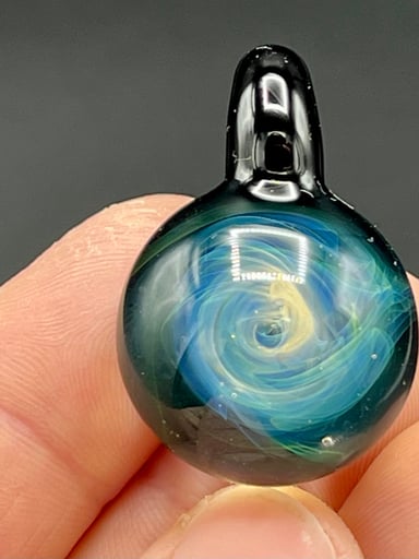 Preview pic of Silver fume pendant.