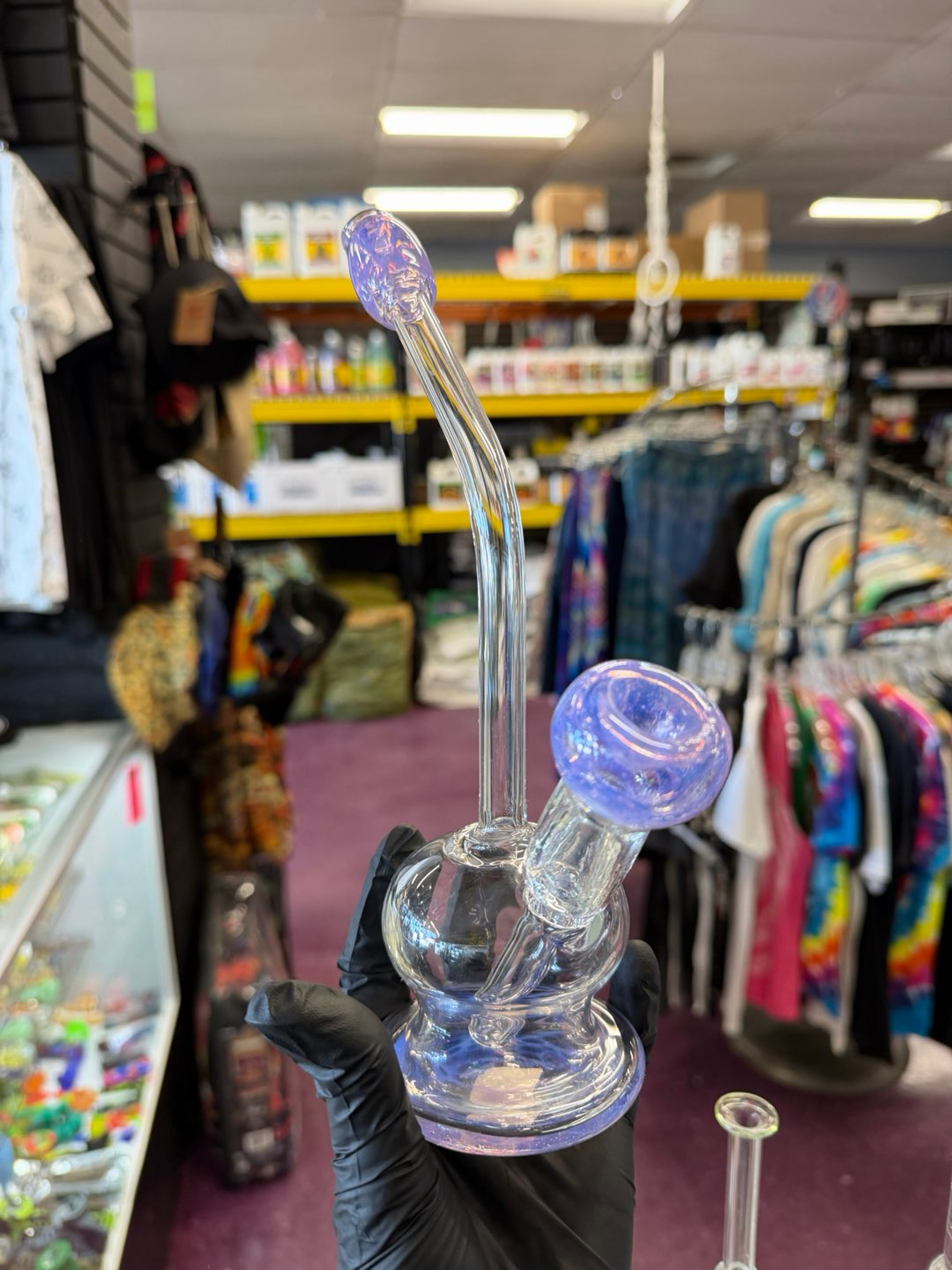 Preview pic of Purple and Clear Waterpipe