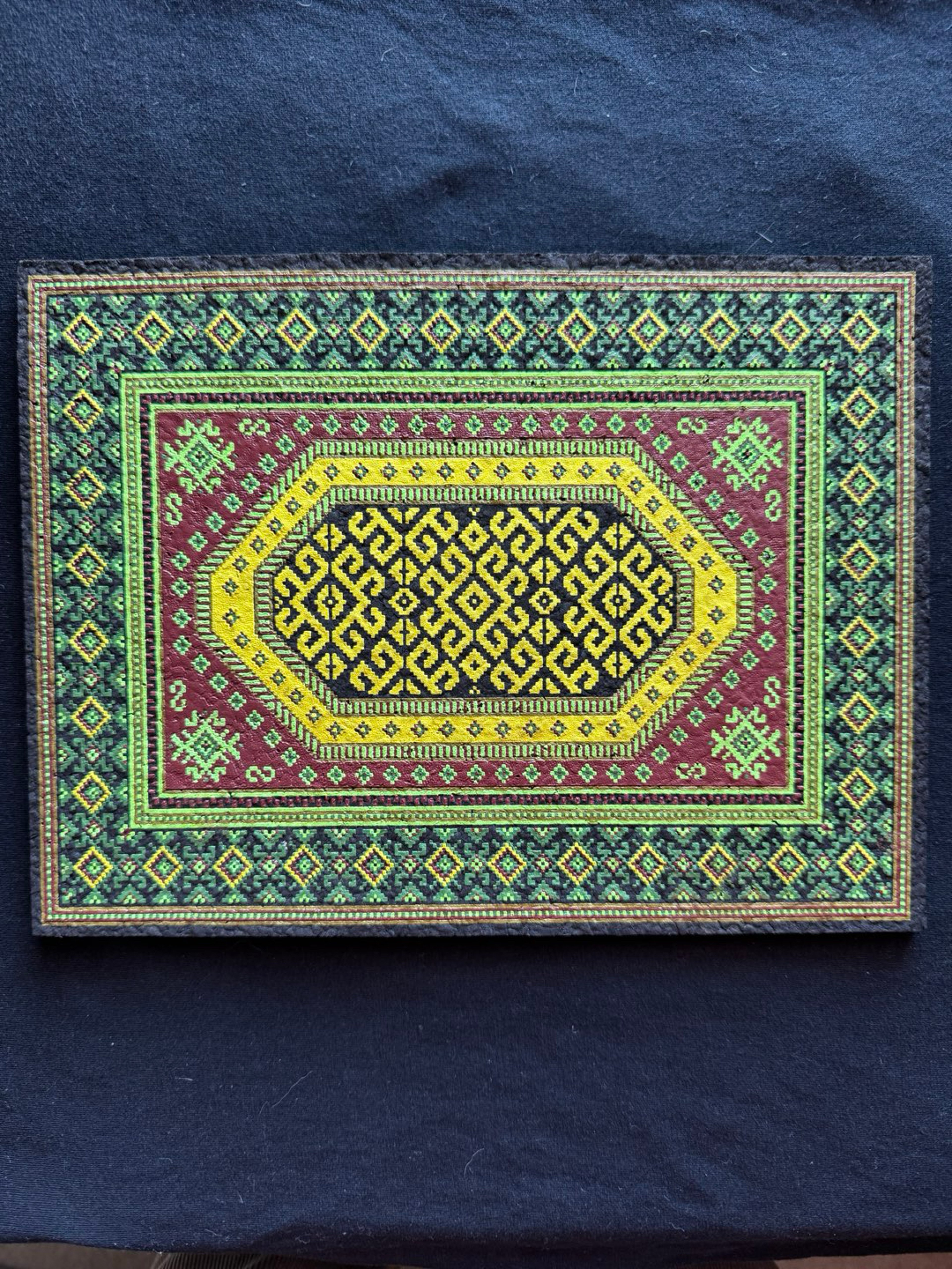 Preview pic of 🔥 Rare Junebug LE /50 TEST PRINT • 2023 Bitrug by Moodmats • UV/GLOW