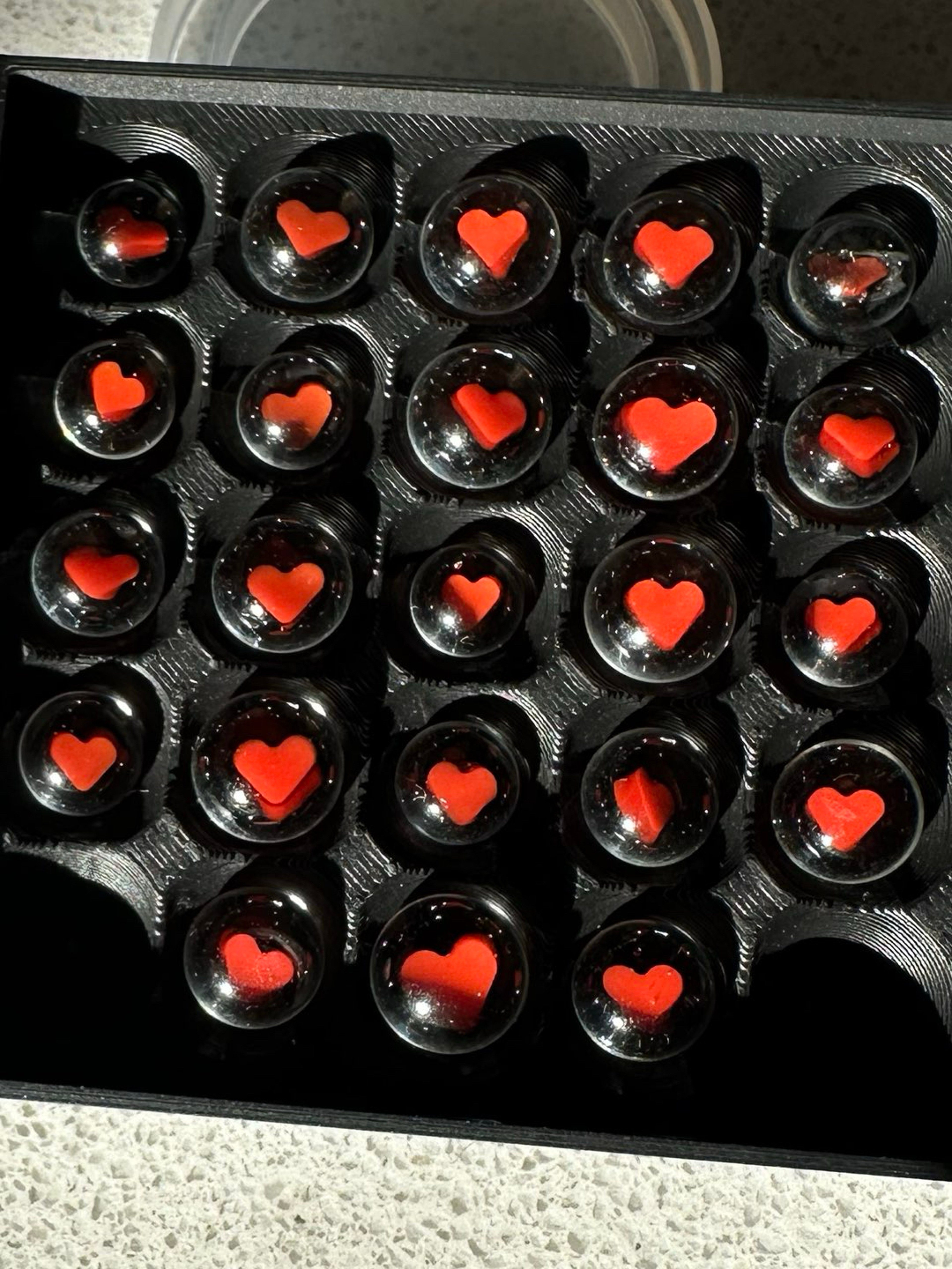 (X5) Heart pearls image 0