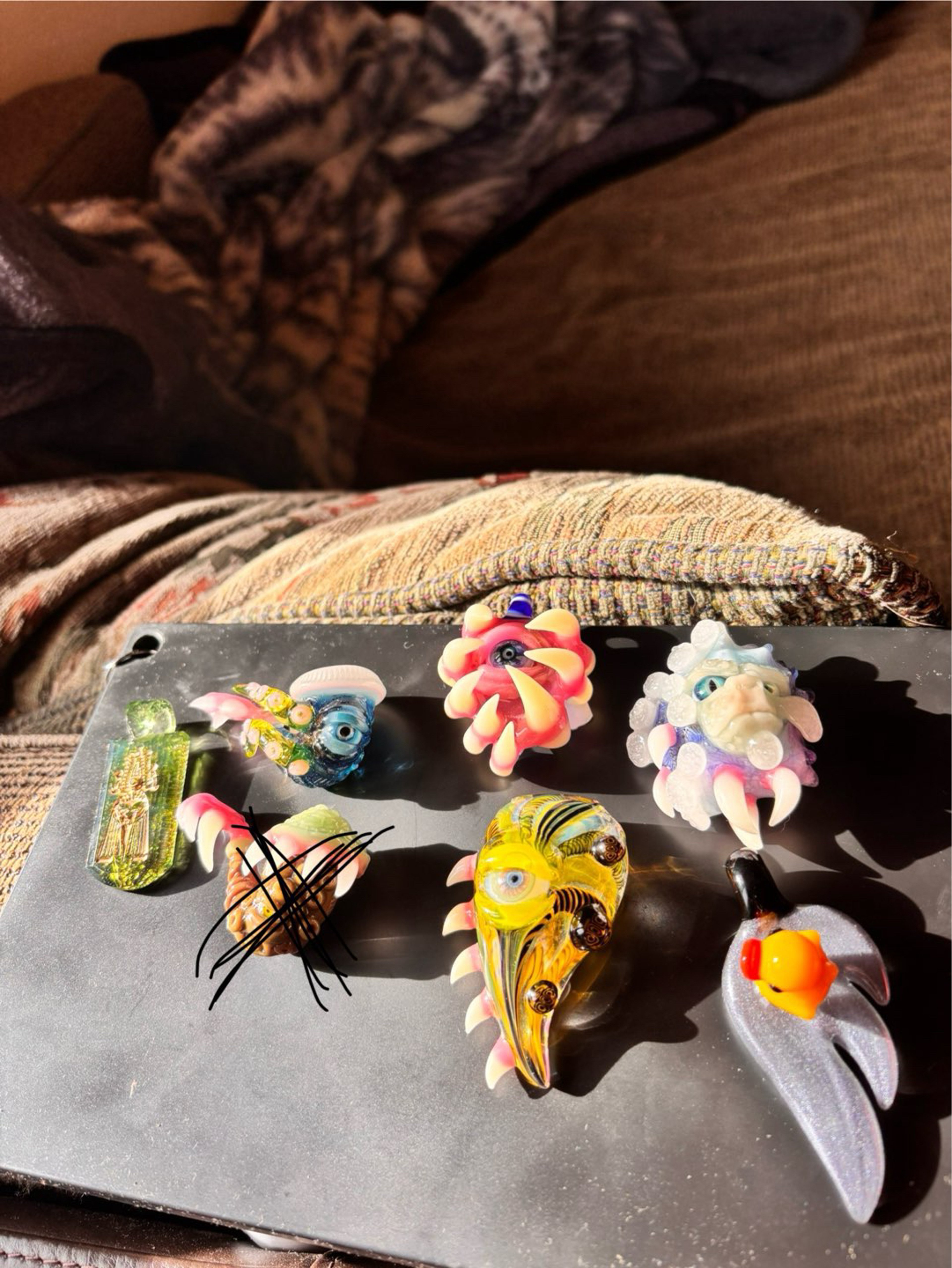 Preview pic of Salt collab  blu sun pendys green y and ryno