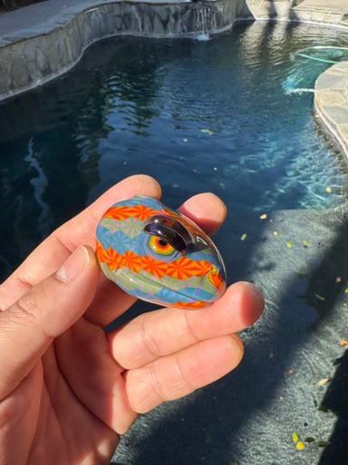 Preview pic of Elbo x Disk collab Dino head pendant