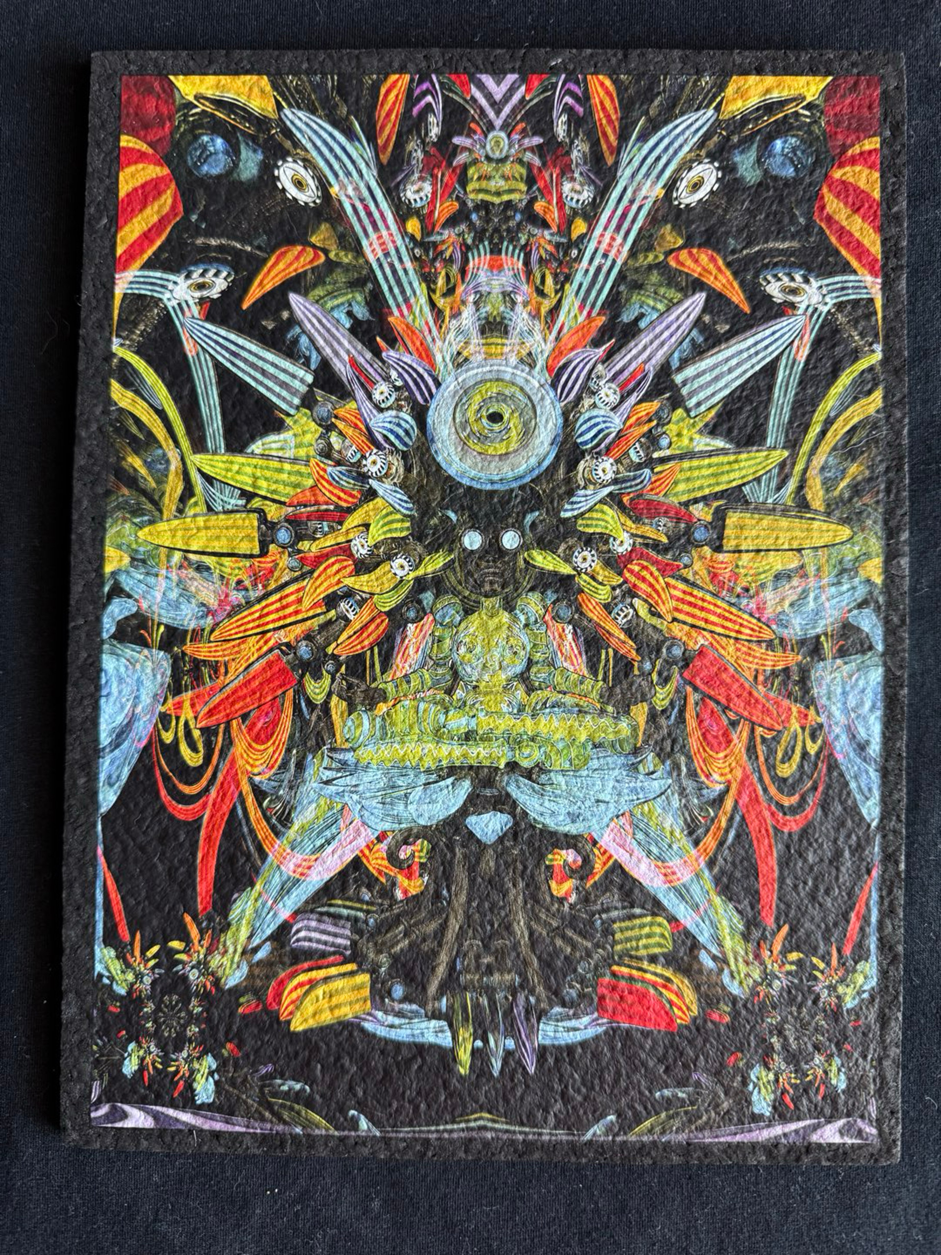 Preview pic of 🔥 Banjo x Jonathan Singer x Moodmats — Psychedelic Symmetry Art Mat (2021)