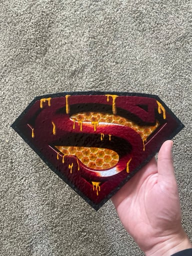 Preview pic of Superman oil mat