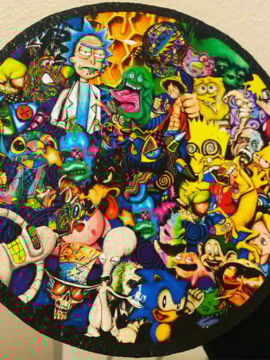 Preview pic of Cartoon mashup mat