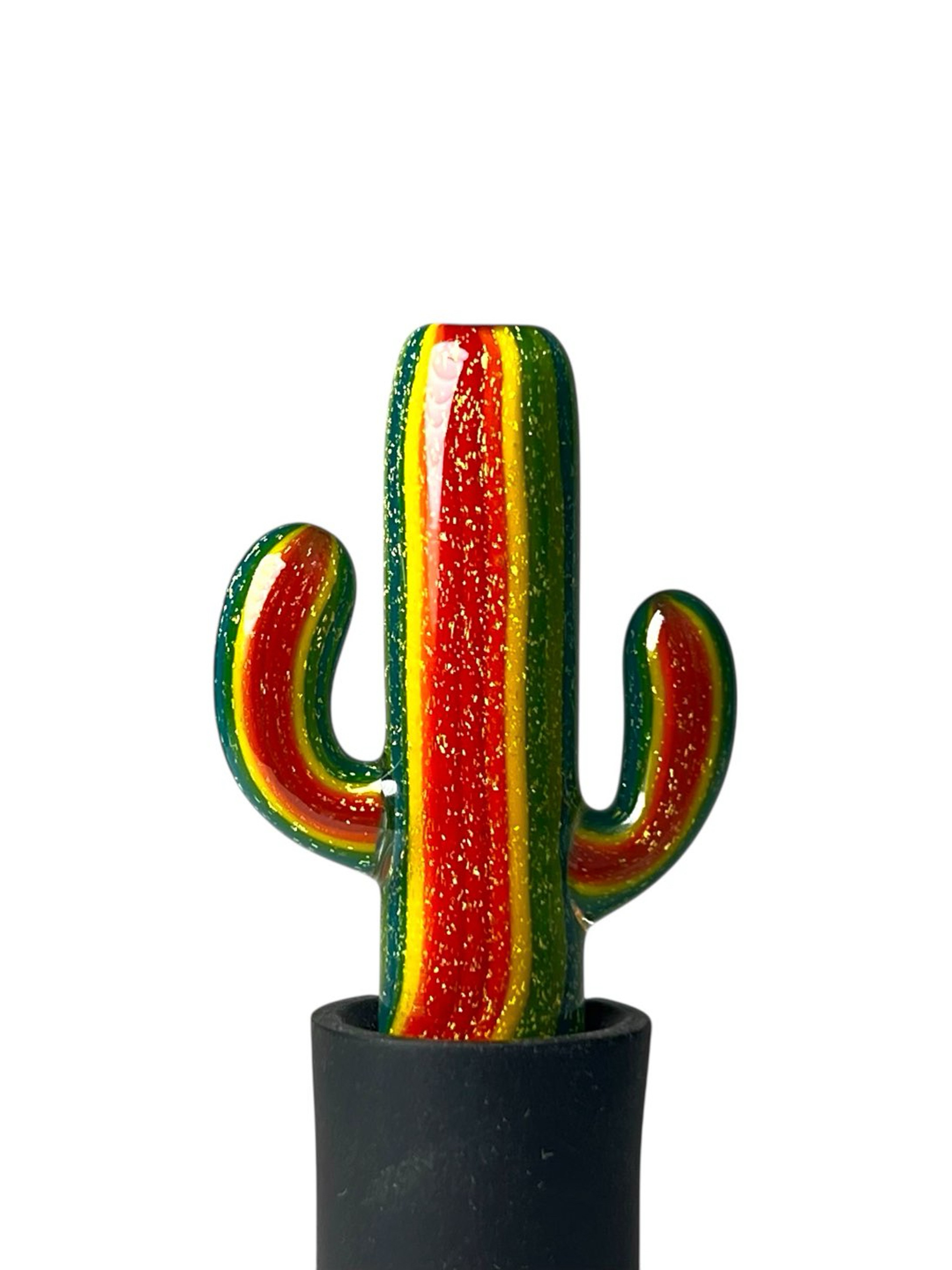 Preview pic of Dichro Cactus Glass Attachment for Puffco Pivot