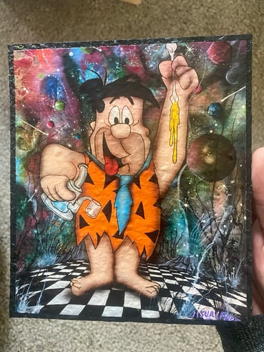 Preview pic of Fred flintstone dabmat