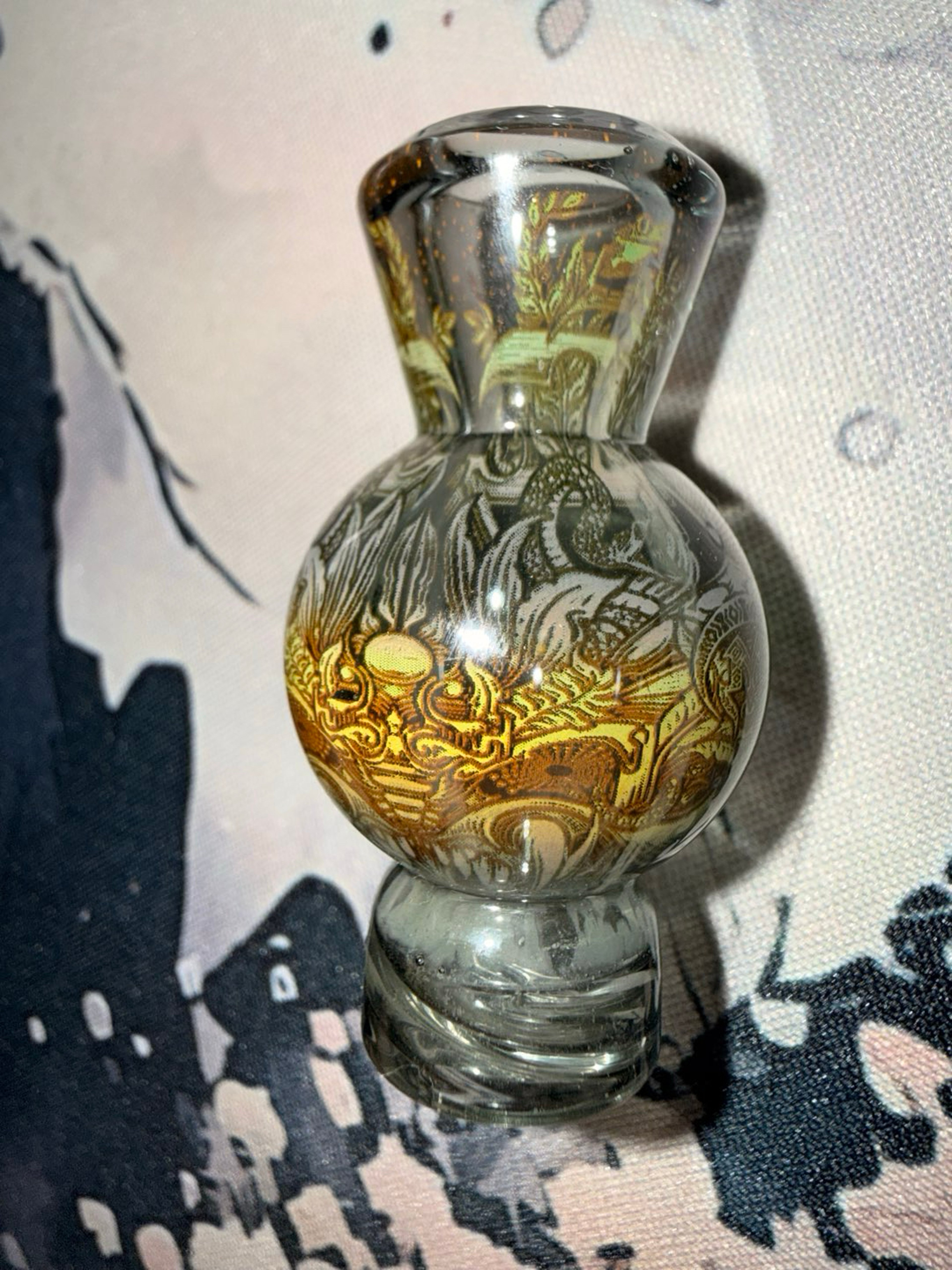 Preview pic of Mothership Glass Hologram Bubble Spin Ca