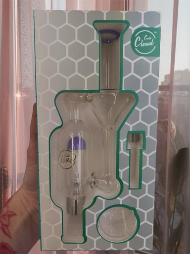 Preview pic of Cali CloudX Inline Recycler Nectar Collector Kit in Purple