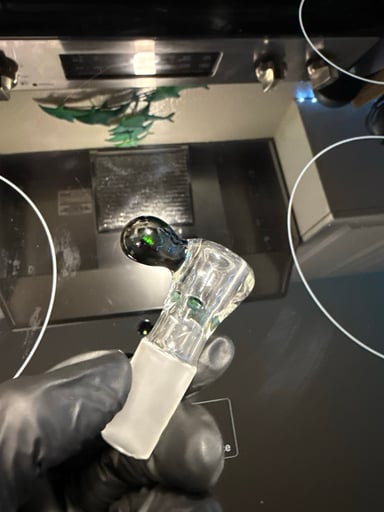 Preview pic of Green 18mm 4 hole Benson Glass