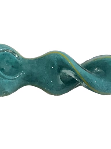 Preview pic of Glass twisted bowl pipe
