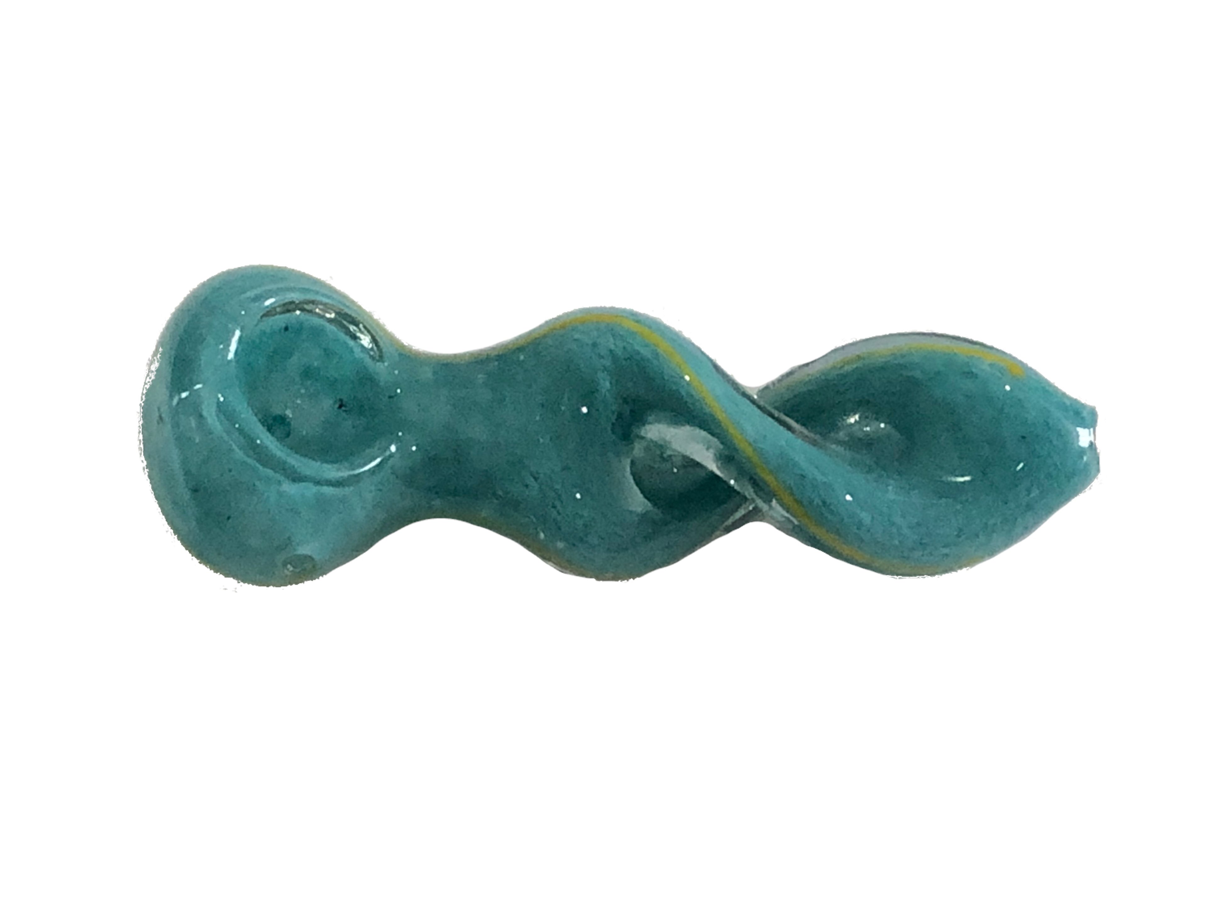 Preview pic of Glass twisted bowl pipe