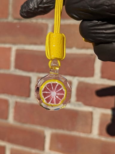 Preview pic of Lyons Glass x Pat Taylor Collab Pendant w/ Bead