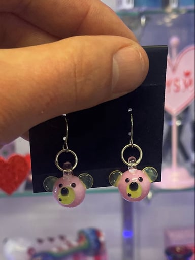 Preview pic of Narnia Grows Bear Earrings