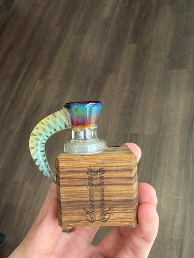 Preview pic of Amber Purple Spiral Slide