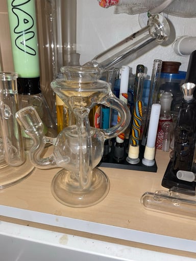Preview pic of Master Glass Double Marble Drain Recycler 14mm