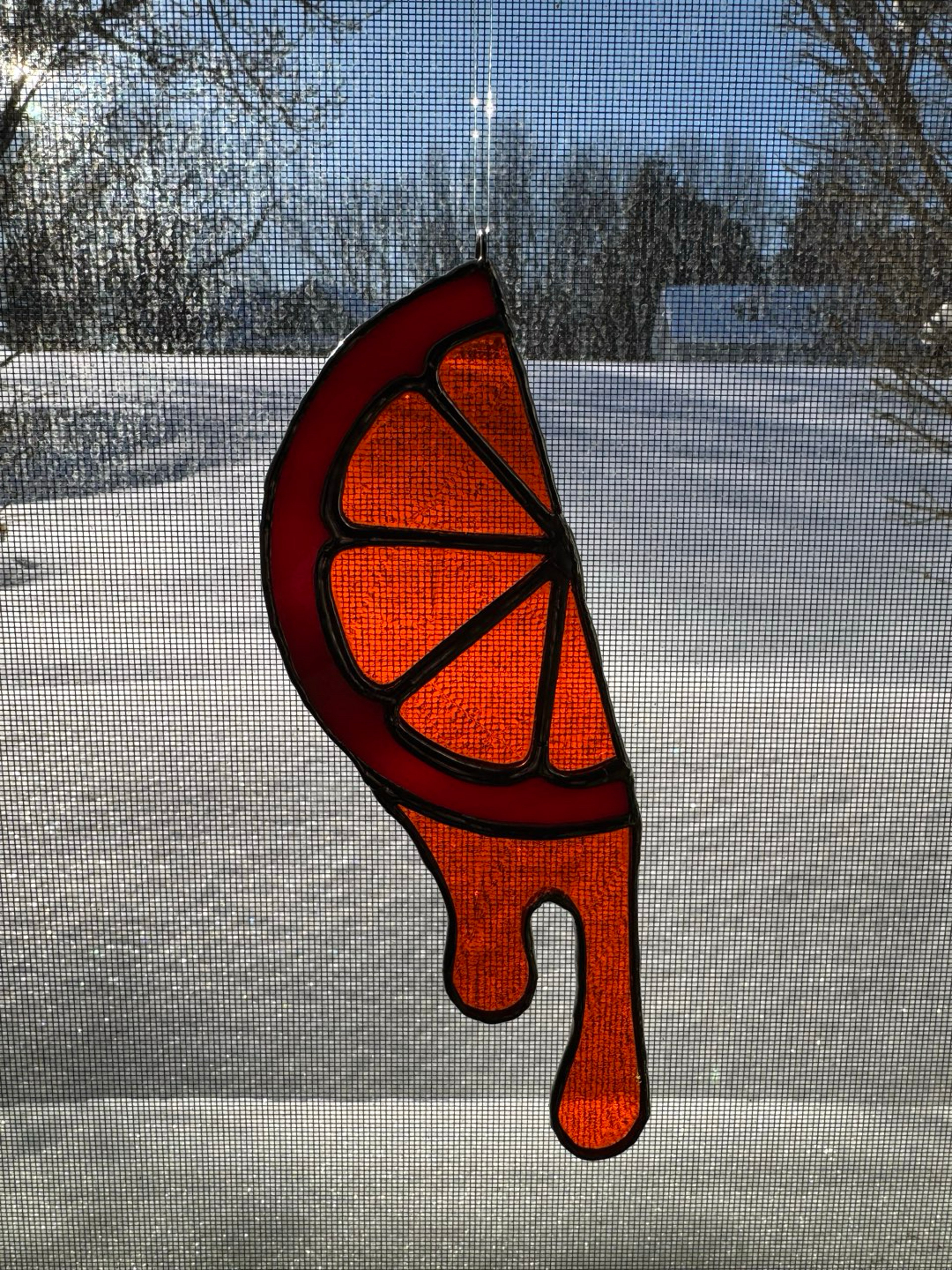 Preview pic of Stain glass orange slice