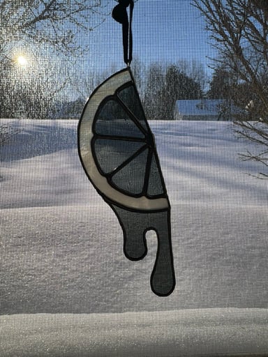 Preview pic of Stain glass fruit slice