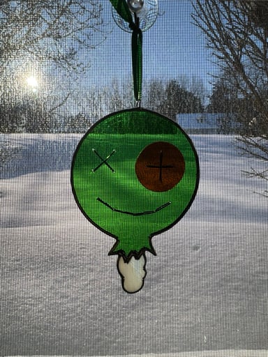 Preview pic of Stain glass torn head