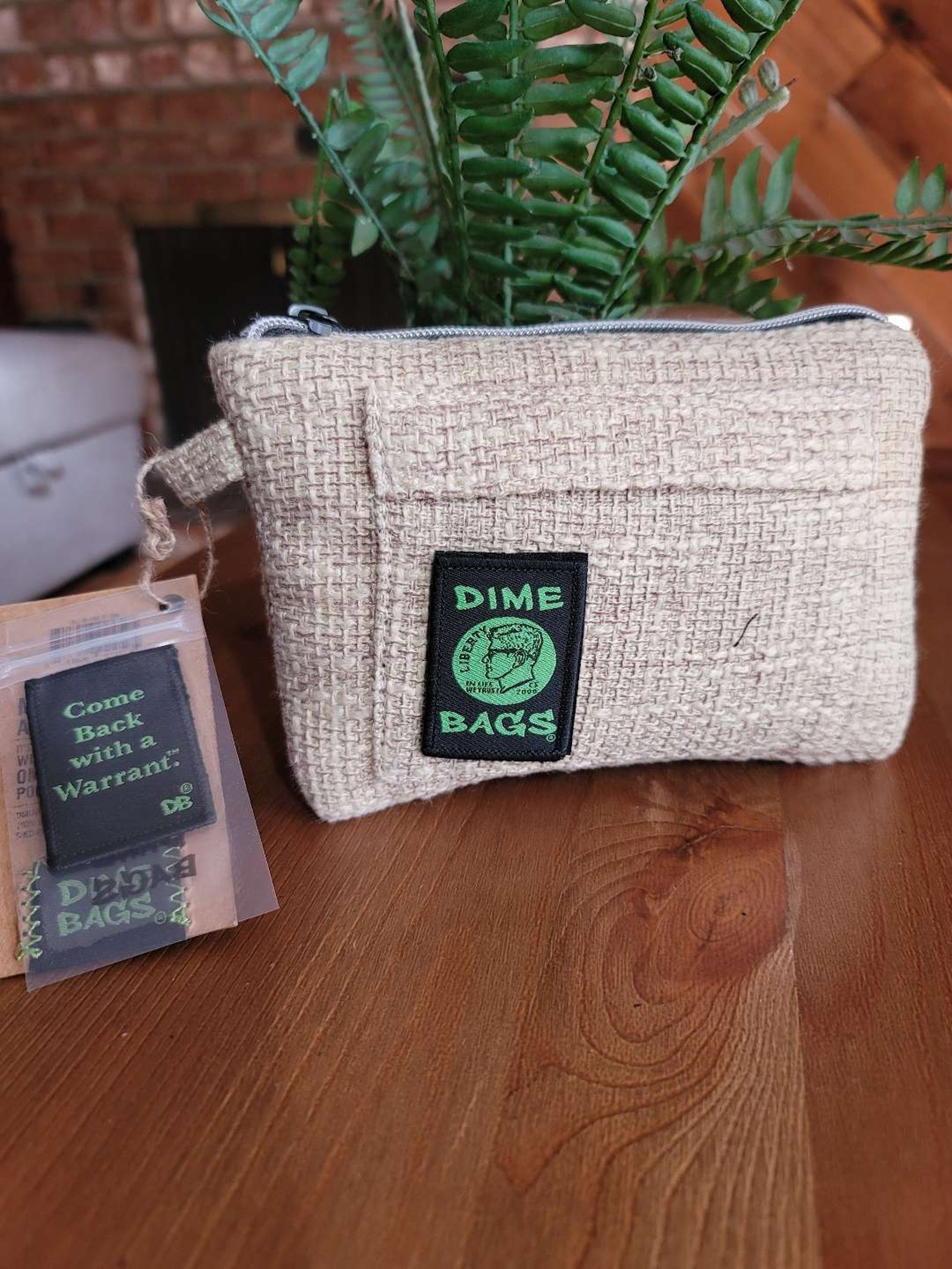 Preview pic of Dime Bags 8" Tan All-in-One Storage Bag Pouch