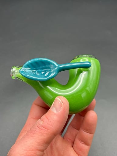 Preview pic of Jade sherlock with aqua azul leaf.