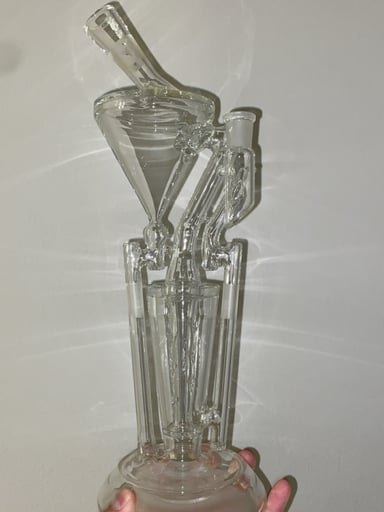 Preview pic of The Hamms WaterWorks Rattle Can Hurricane Perc Recycler, #149th one of the Signed/Made by Hamm in April 2023, 15.5 Inch Version