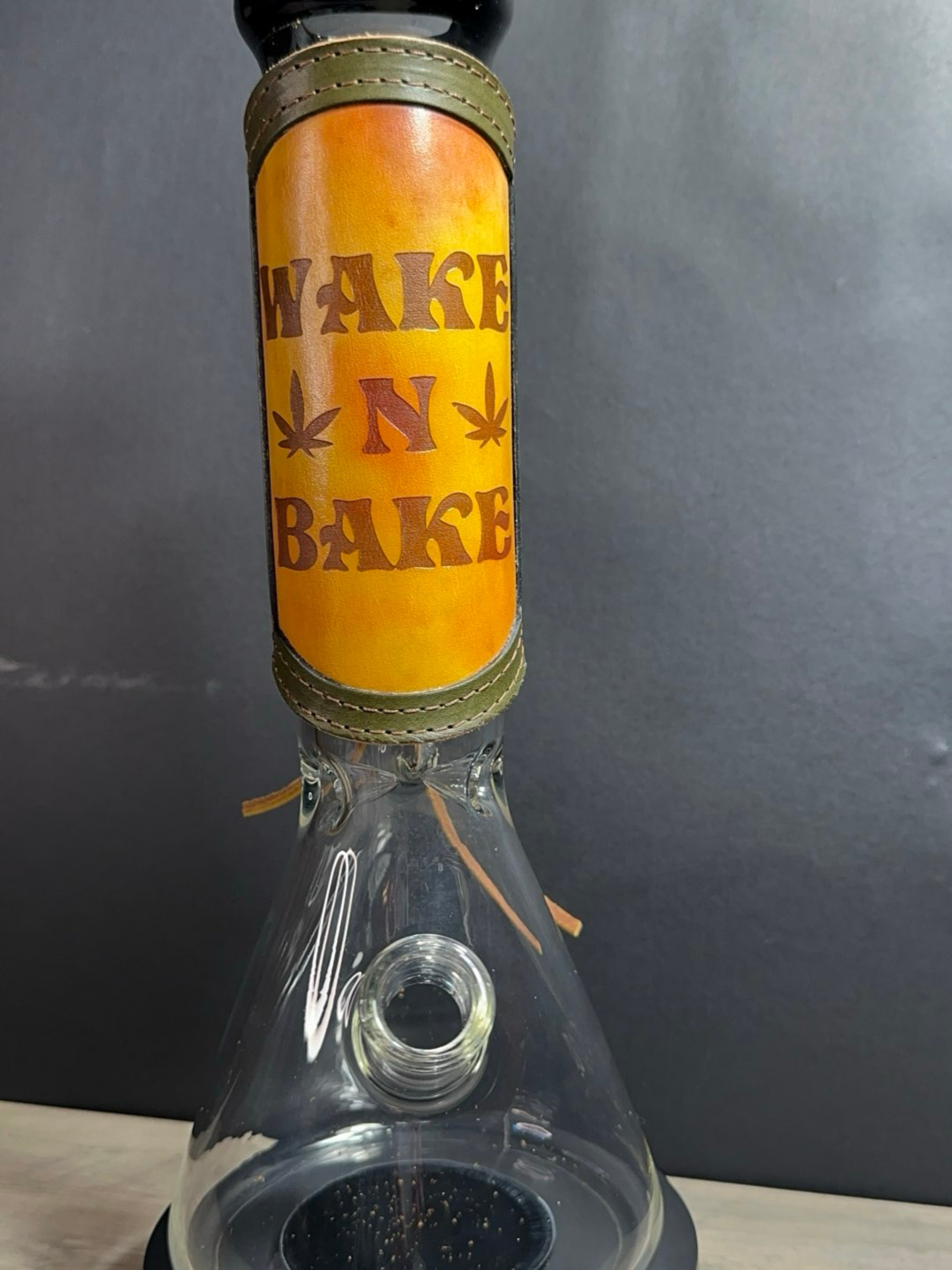 Preview pic of RipGrip – Handcrafted Leather Wrap with Hand-Stained Finish