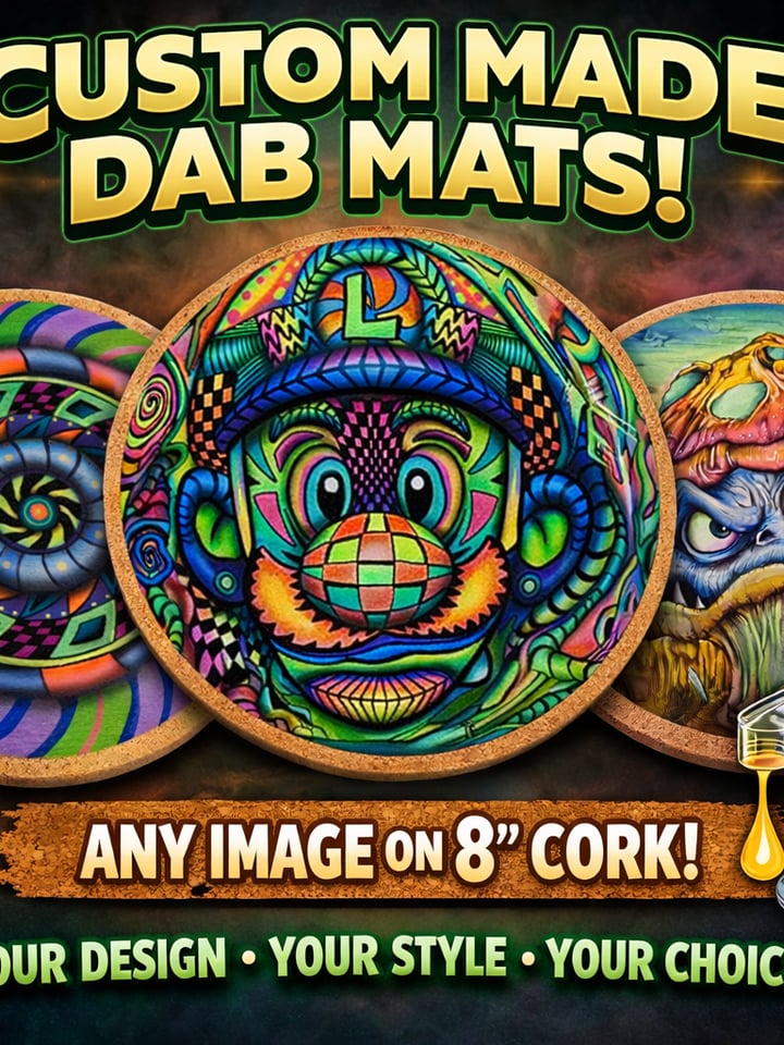 Custom round cork mat (a... | Shop Visual Fiber on GlassPass